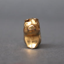 Load image into Gallery viewer, Vintage Georg Jensen 1970s pig charm in 9ct gold
