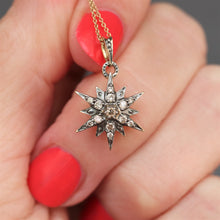 Load image into Gallery viewer, HStern Stars collection. HStern Star. HStern stars. HStern jewellery. HStern jewelry. H Stern star. H Stern star pendant. HStern star pendant. Star pendant. Diamond star pendant. Cognac diamond. Noble gold. HStern star ring. HStern ring.
