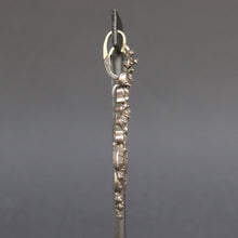 Load image into Gallery viewer, Antique Catalan &#39;herring&#39; drop earrings with diamonds &amp; silver
