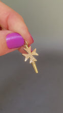 Load and play video in Gallery viewer, Antique Victorian era Maltese cross watch key in 14ct gold
