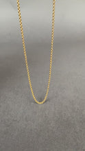 Load and play video in Gallery viewer, Antique gold chain. Antique belcher link chain. Belcher link chain. Gold belcher link chain. Mid-length gold chain. Gold chain with safety clasp. Fine gold chain.
