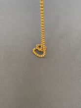 Load and play video in Gallery viewer, Antique Victorian pinchbeck guard chain with star links (52&quot;/132cm)
