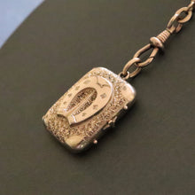 Load image into Gallery viewer, Antique Victorian era horseshoe locket in 14ct gold casing
