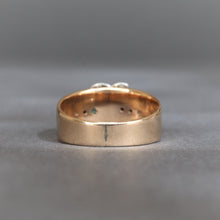 Load image into Gallery viewer, Vintage letter &#39;B&#39; ring with diamonds in 14ct gold
