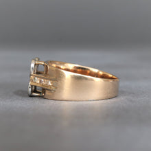 Load image into Gallery viewer, Vintage letter &#39;B&#39; ring with diamonds in 14ct gold
