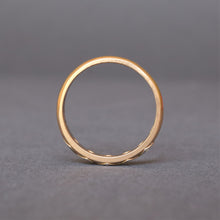 Load image into Gallery viewer, Antique Edwardian Scandi stacking band with diamonds in 18ct gold
