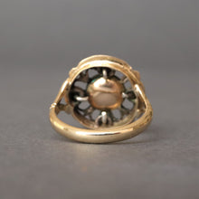 Load image into Gallery viewer, Antique Edwardian era Dutch diamond ring in 14ct gold &amp; silver
