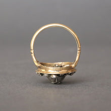 Load image into Gallery viewer, Antique Edwardian era Dutch diamond ring in 14ct gold &amp; silver
