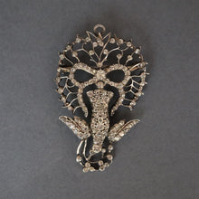 Load image into Gallery viewer, Antique Victorian era Saint Esprit converter pendant in silver &amp; paste
