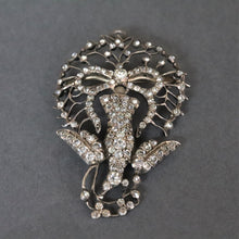 Load image into Gallery viewer, Antique Victorian era Saint Esprit converter pendant in silver &amp; paste
