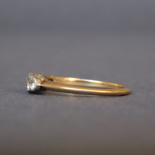 Load image into Gallery viewer, Antique Edwardian five stone diamond ring (0.4ct) in 18ct gold
